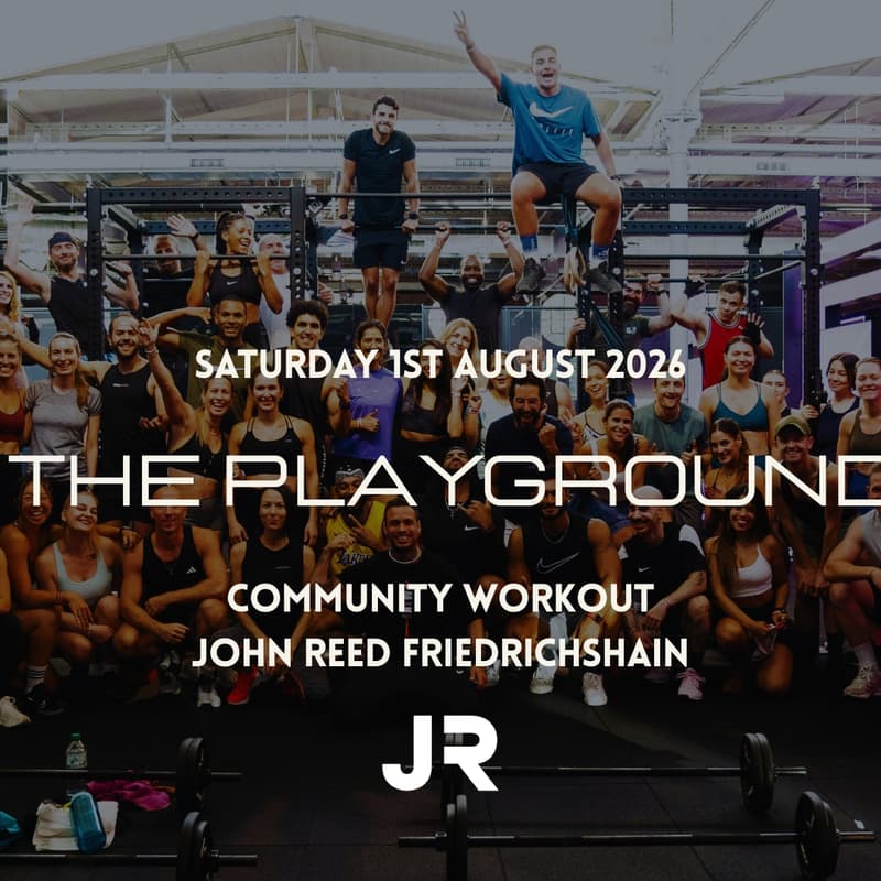 Cover Image for 🛝THE PLAYGROUND 🛝 SUMMER COMMUNITY WORKOUT @JOHNREED ☀️