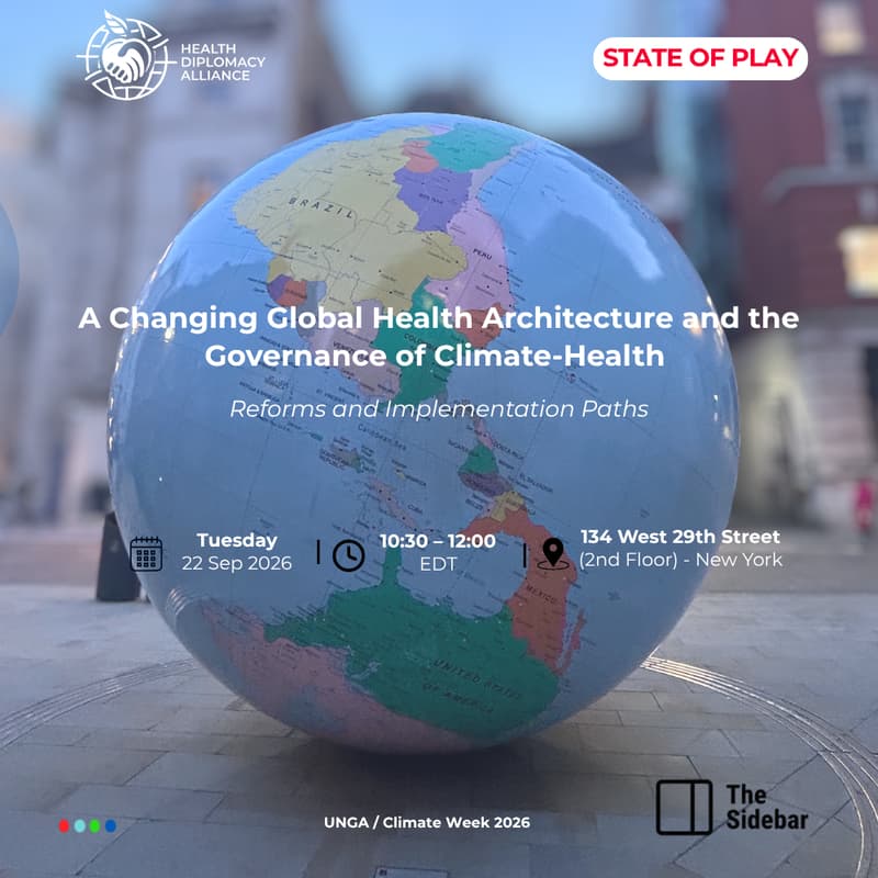 Cover Image for A Changing Global Health Architecture and the Governance of Climate-Health