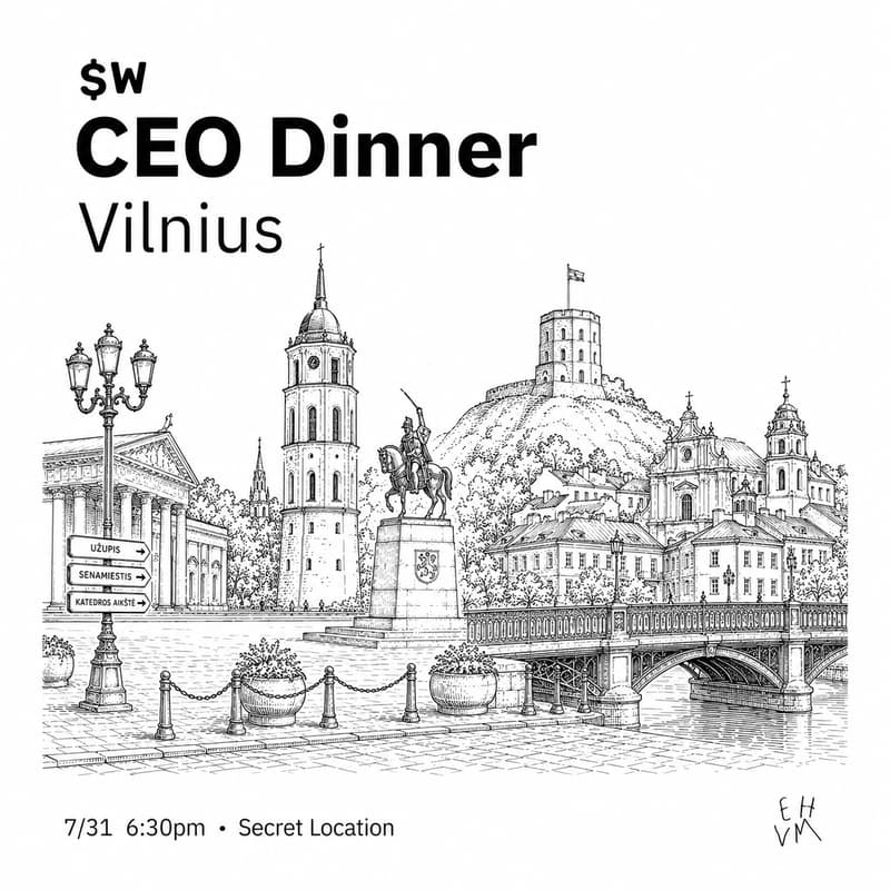 Cover Image for CEO Dinner · Vilnius