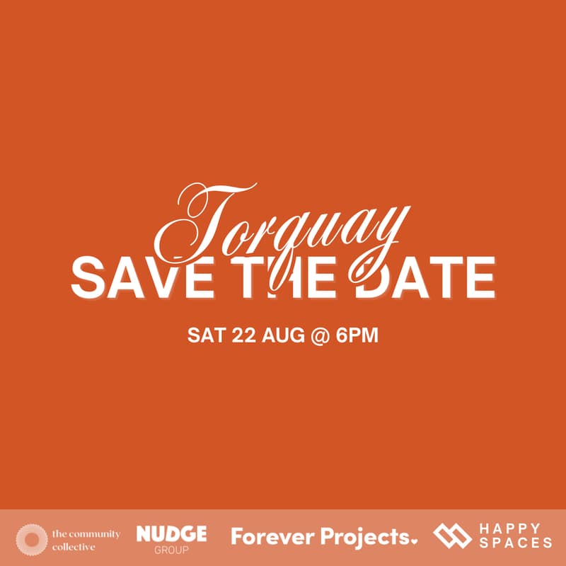 Cover Image for 🏵 Torquay: Save The Date