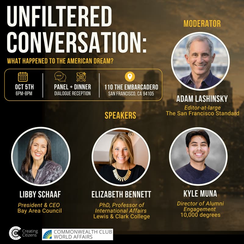 Cover Image for Unfiltered Convsation: What Happened to the American Dream