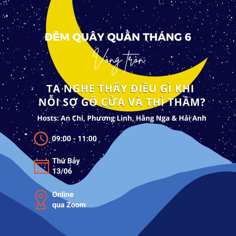 Cover Image for [Nights of Circles] Ta nghe thấy điều gì khi nỗi sợ gõ cửa và thì thầm?