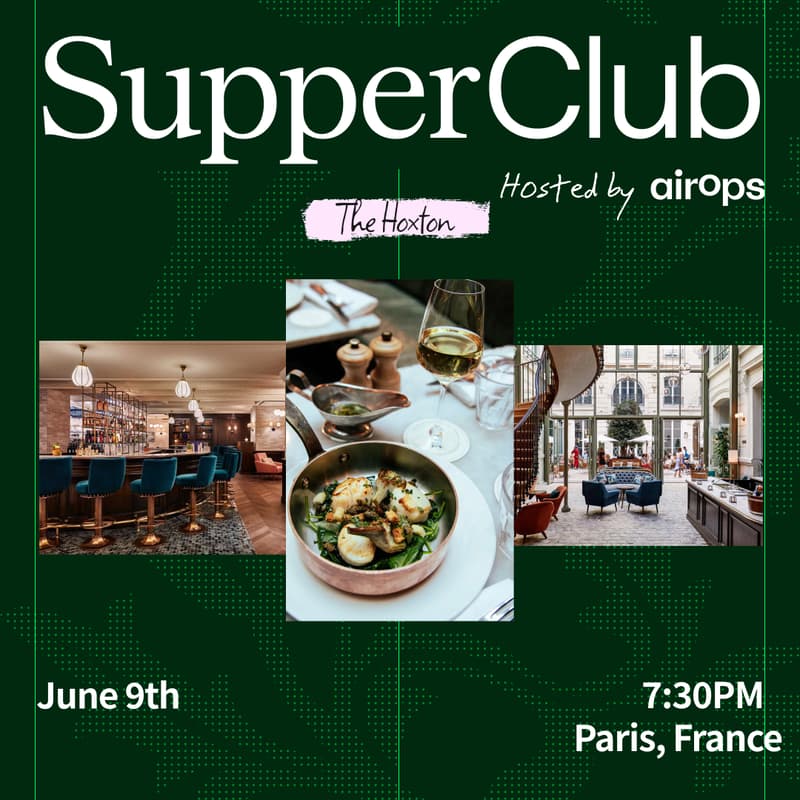Cover Image for Marketing Leaders Supper Club (Paris)
