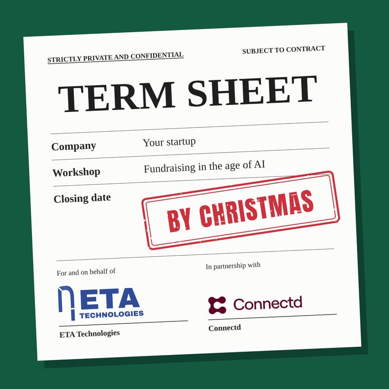 Cover Image for Term Sheet by Christmas: Fundraising in the Age of AI