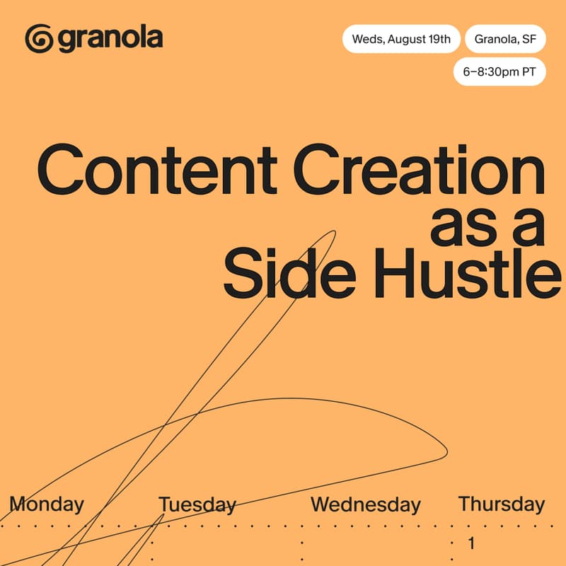 Cover Image for Operators to Creators: Content Creation as a Side Hustle
