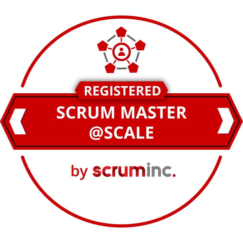 Cover Image for Registered Scrum Master@Scale™ (RSM@S) by Scrum Inc. | Oct 22-23, 2026
