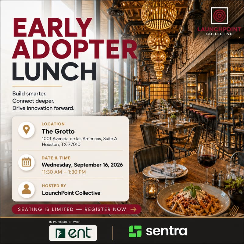 Cover Image for Early Adopter Lunch Hosted By David Sledge and John Barrow