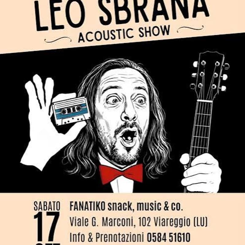 Cover Image for Leo Sbrana Acoustic Show - Fanatiko eventi