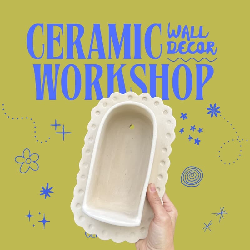Cover Image for Ceramic Wall Decor Workshop with Cera Sera Studio
