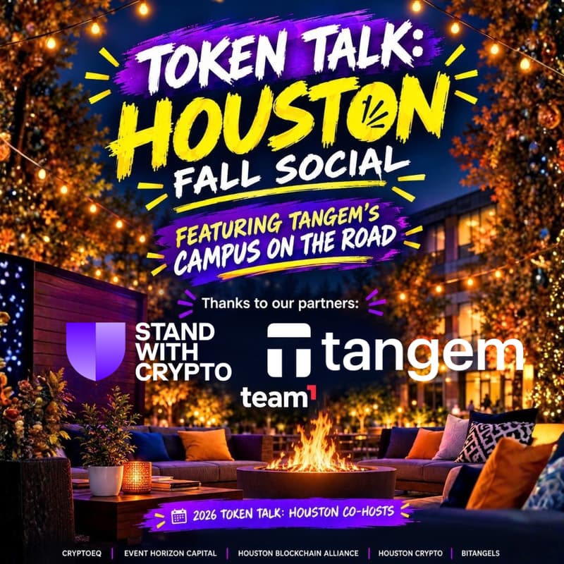 Cover Image for Token Talk: Houston - Fall Social