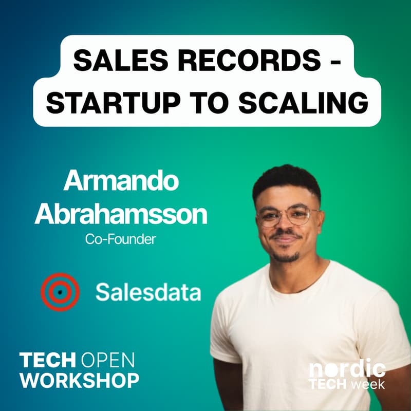Cover Image for WORKSHOP: 2 Years of Sales Recorded From Startup to Scaling