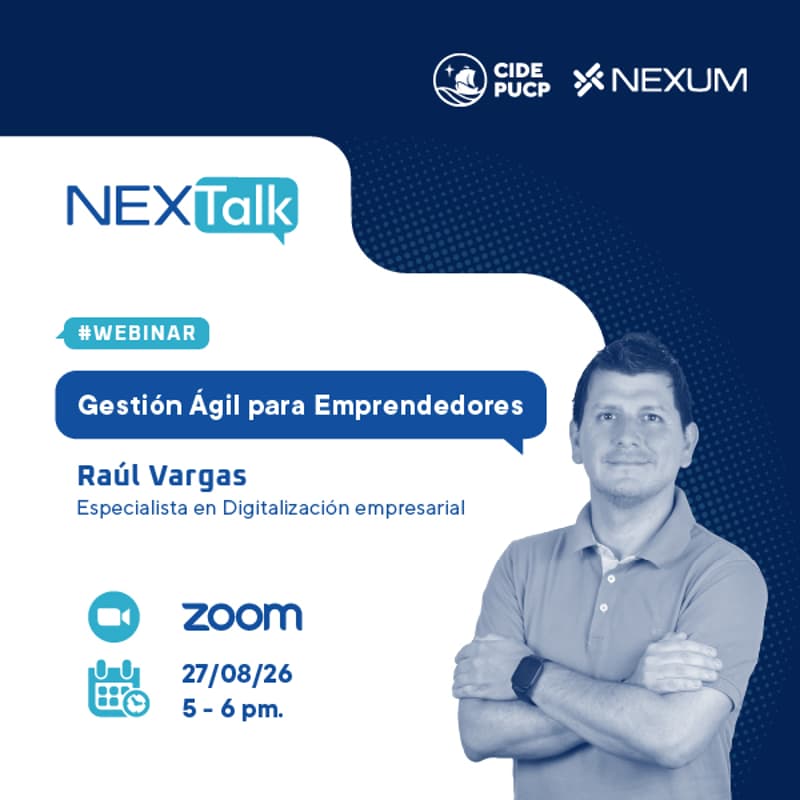 Cover Image for 🚀 Nexum PUCP | NEXTALK | Gestión Ágil para Emprendedores (Scrum, Kanban y Trello)