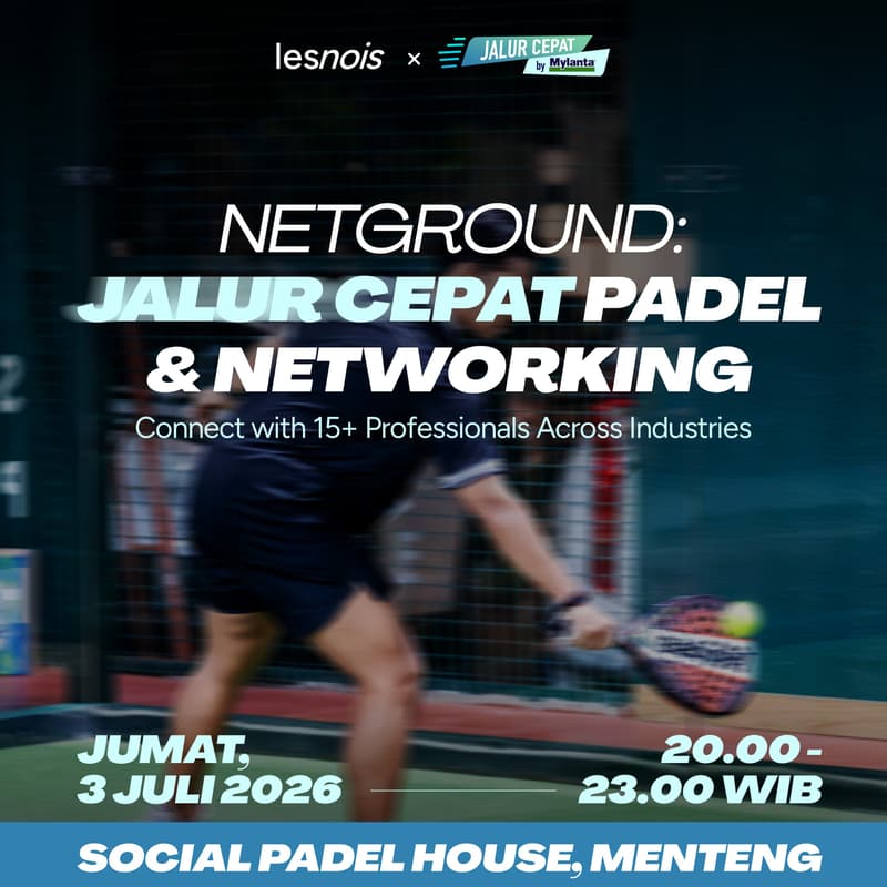 Cover Image for Netground: Jalur Cepat Padel & Networking