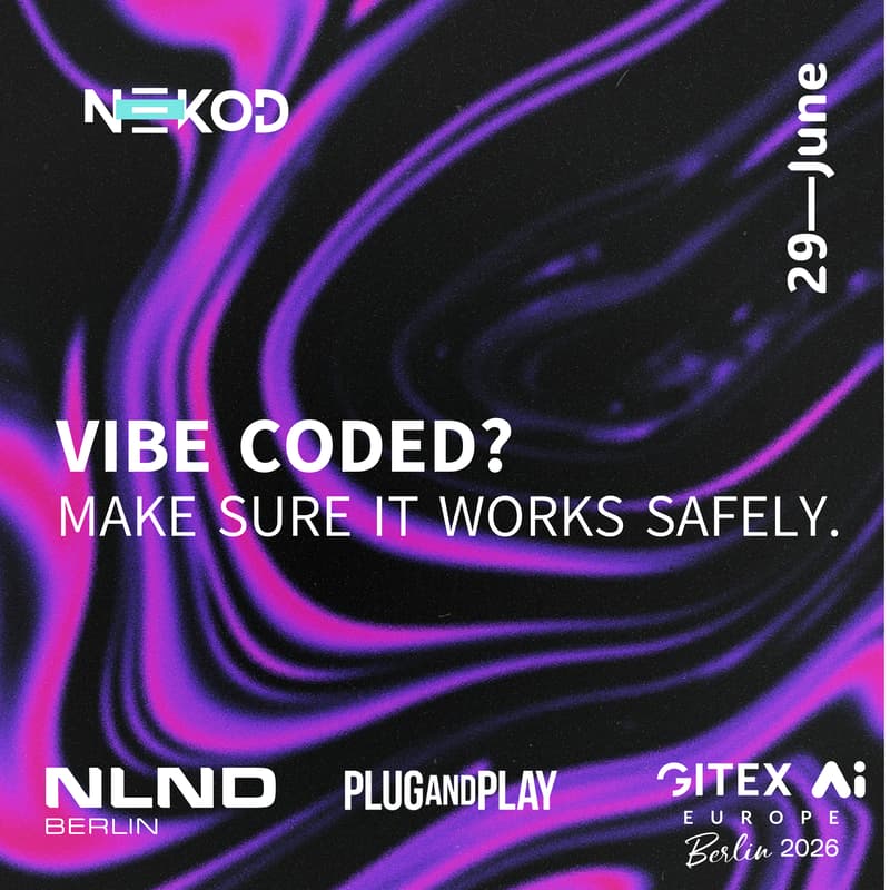 Cover Image for Quality scans for vibe coded apps by NEKOD | Plug&Play Gitex Side Event