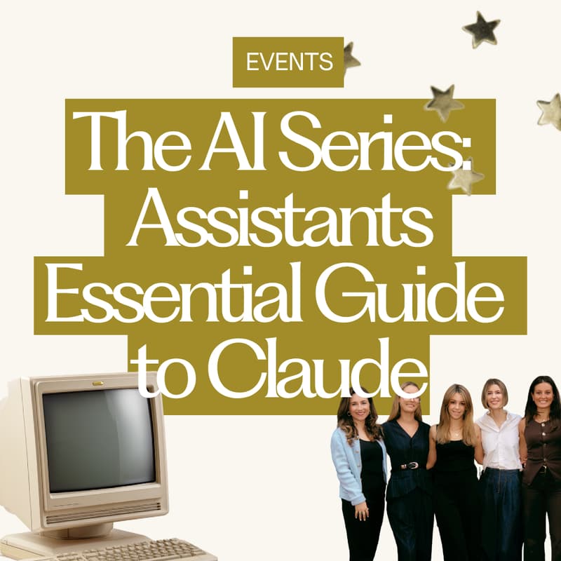 Cover Image for The PA/EA AI Series - Level 1: Assistants Essential Guide to Claude