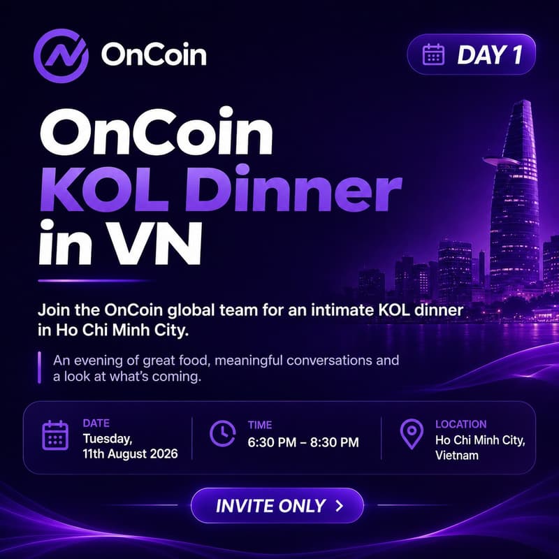 Cover Image for Oncoin kol Dinner Day1