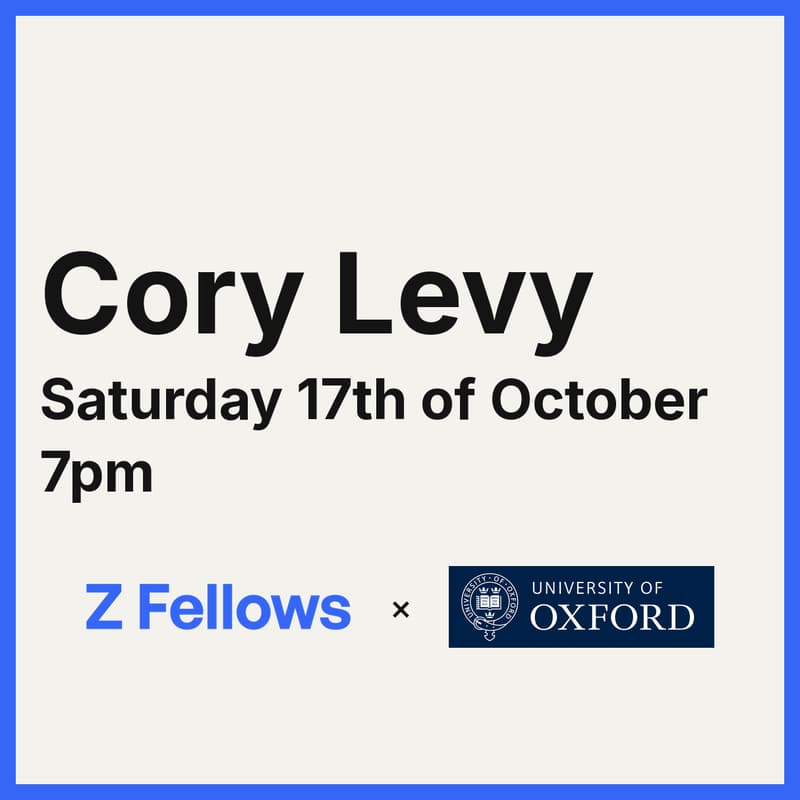 Cover Image for Z Fellows x Oxford: Builders Meetup