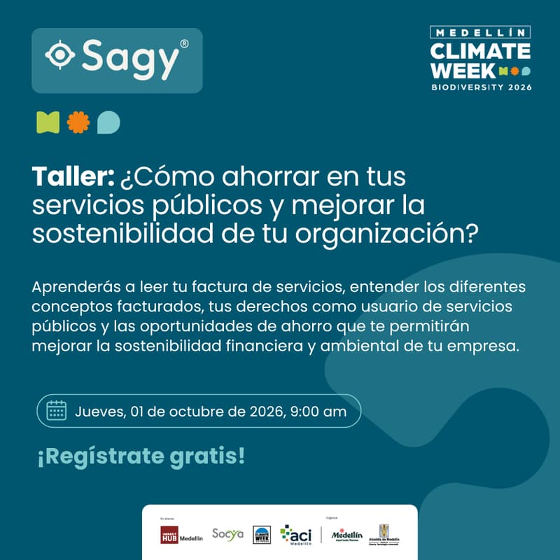 Cover Image for Taller: ¿Cómo ahorrar en tus servicios públicos y mejorar la sostenibilidad de tu organización?