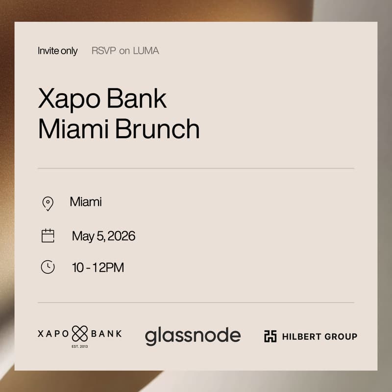 Cover Image for Miami Brunch With Xapo Bank, Hilbert Capital, Glassnode
