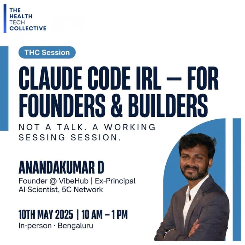 Cover Image for Claude Code IRL — For Healthtech Builders