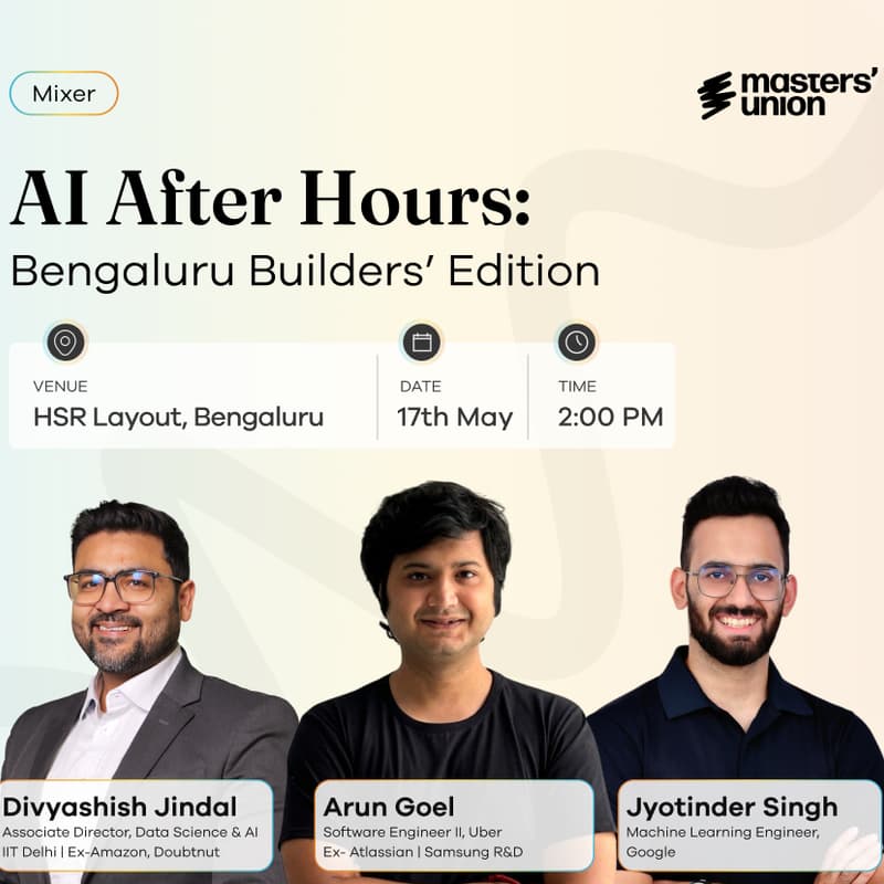 Cover Image for AI After Hours: Bengaluru Builders’ Edition