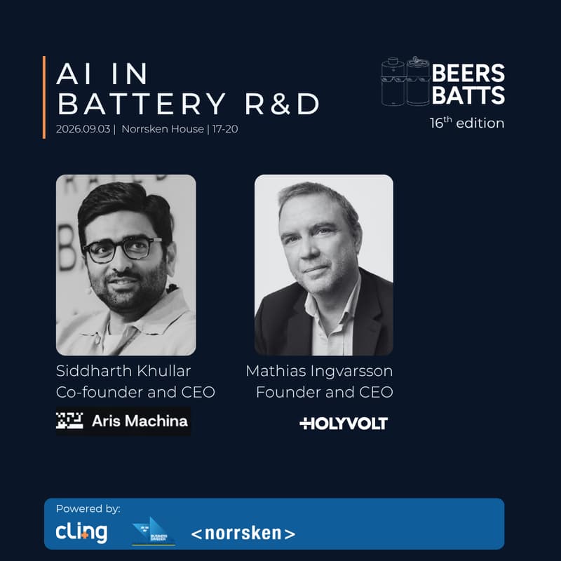 Cover Image for Beers & Batts - 16th Edition - AI in Battery R&D