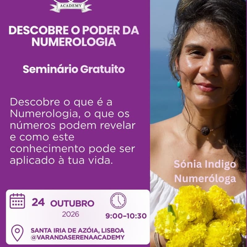 Cover Image for DESCOBRE O PODER DA NUMEROLOGIA - SEMINÁRIO GRATUITO