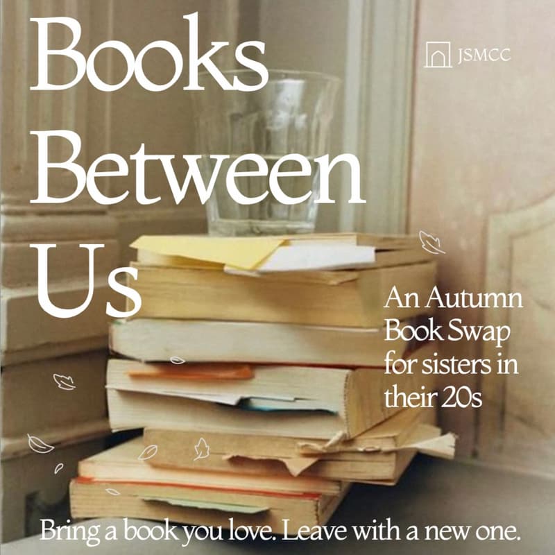 Cover Image for Books Between Us: 20s Autumn Sisters Social