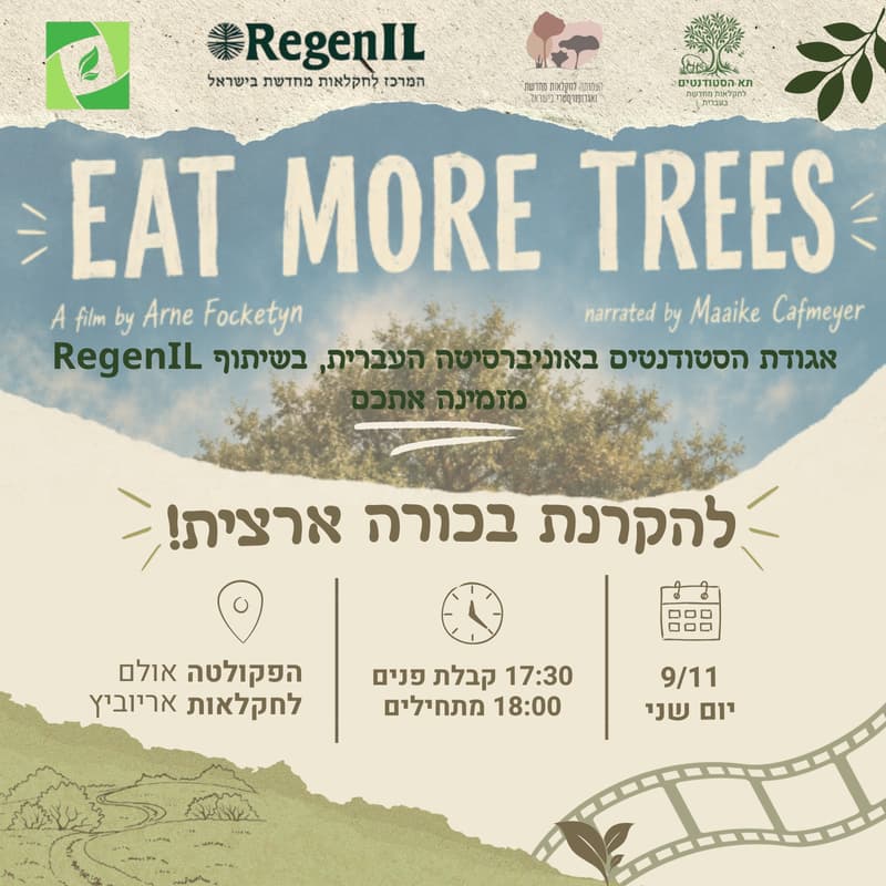 Cover Image for הפקולטה מארחת: בואו נדבר על חקלאות מחדשת