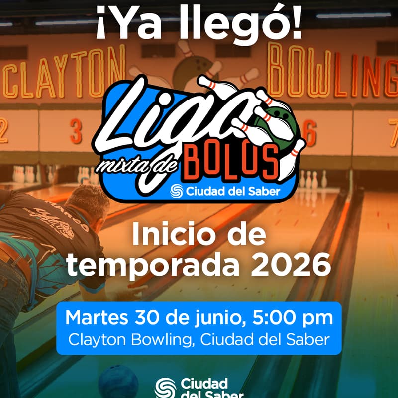 Cover Image for Liga Mixta de Bolos Ciudad del Saber 2026