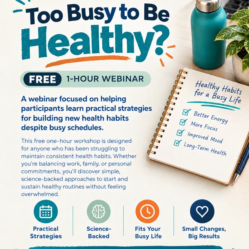 Cover Image for Too Busy To Be Healthy?