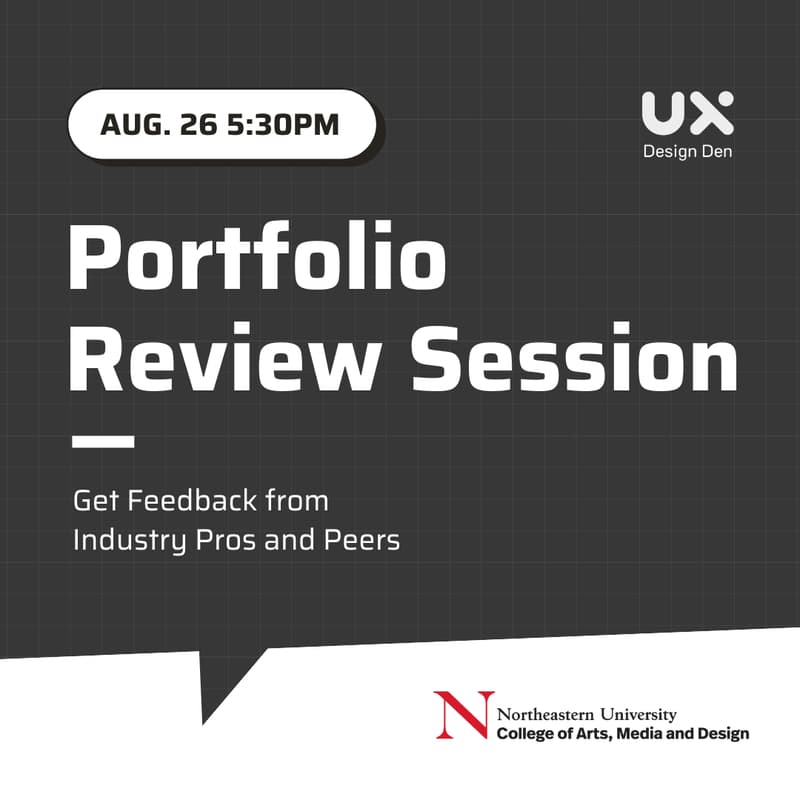 Cover Image for UXDD Portfolio Review Session