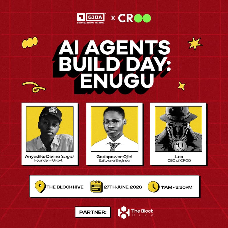 Cover Image for AI Agents Build day: Enugu