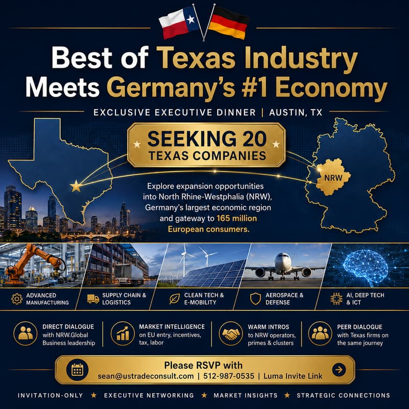 Cover Image for Best of Texas Industry meets Germany's #1 Economy