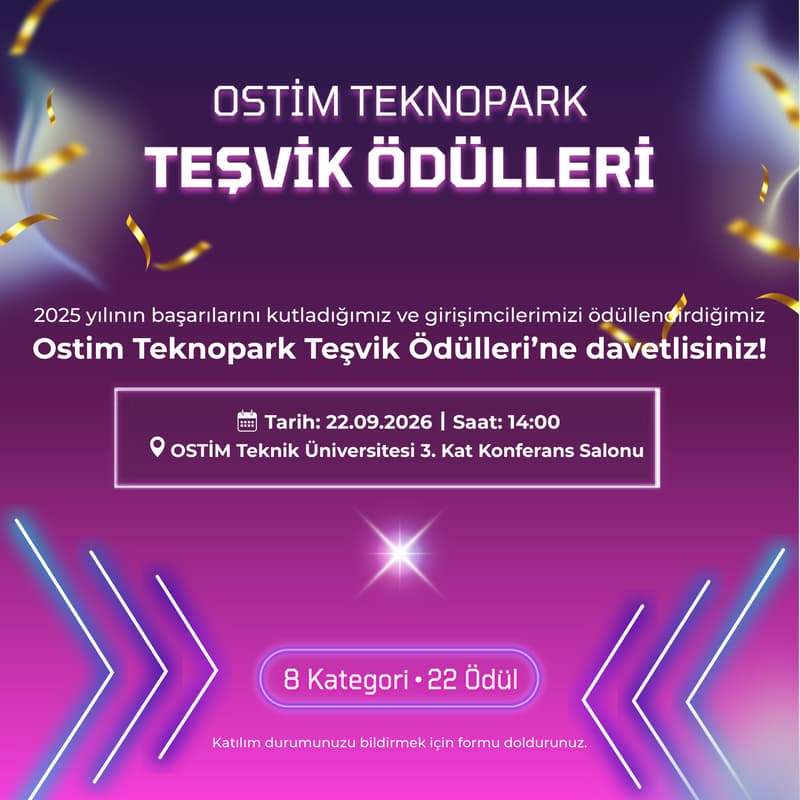 Cover Image for OSTİM TEKNOPARK TEŞVİK ÖDÜLLERİ