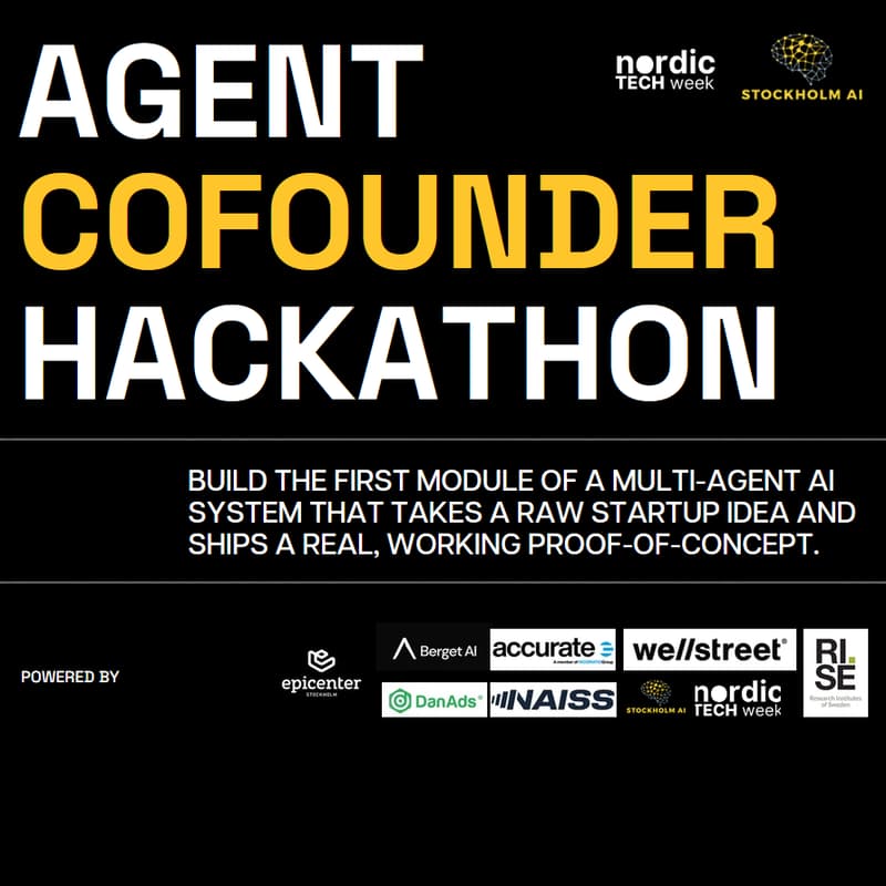 Cover Image for 🚀 AgentCofounder Hackathon: Kickoff Event