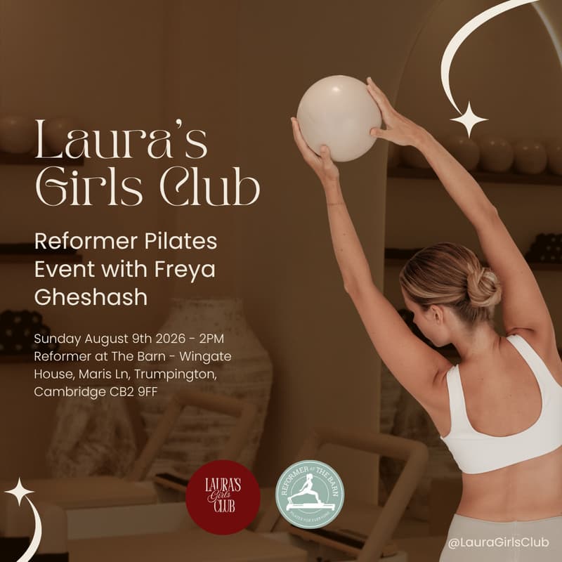 Cover Image for Laura's Girls Club Reformer Pilates Event - Cambridge