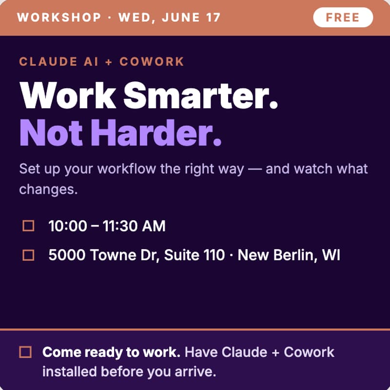 Cover Image for Claude AI + Cowork Workshop