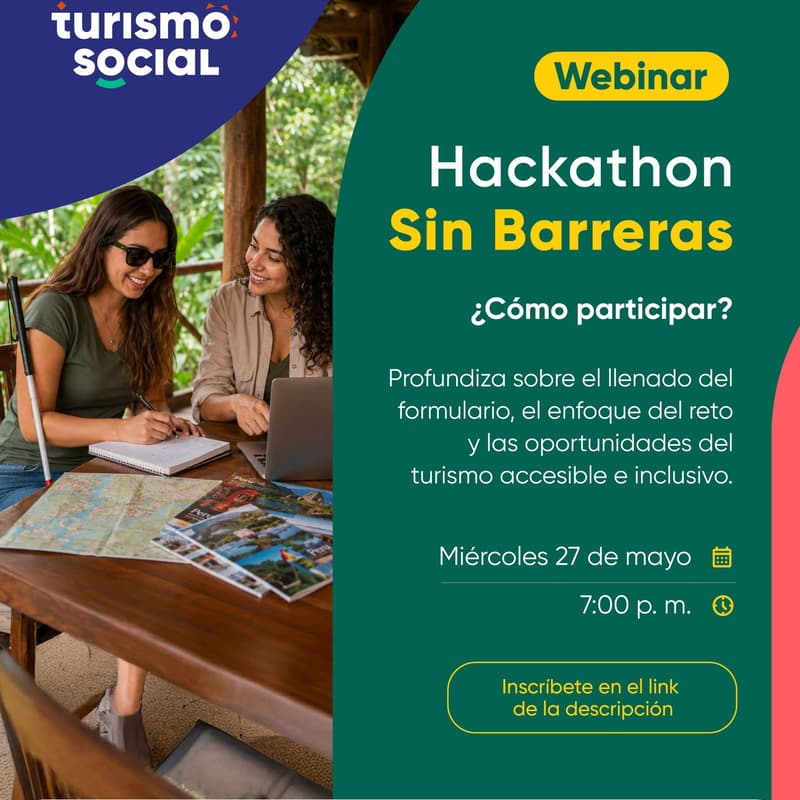 Cover Image for Webinar Informativo Hackathon Sin Barreras