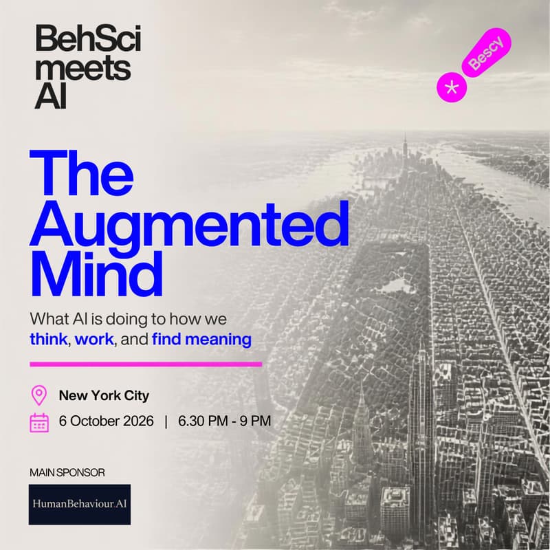 Cover Image for BSmAI x Bescy: The Augmented Mind - What AI is doing to how we think, work, and find meaning