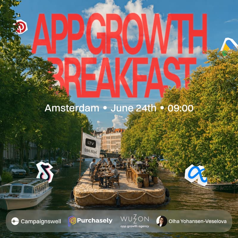Cover Image for App Growth Breakfast @ Amsterdam