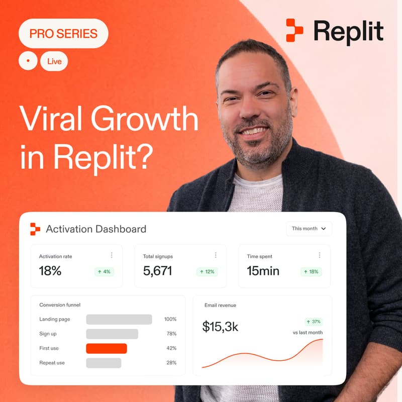 Cover Image for Building a Viral Growth Engine (Replit Pro Series)
