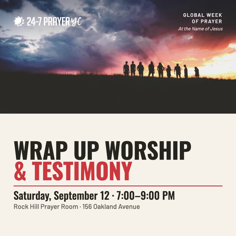 Cover Image for Wrap Up Worship & Testimony