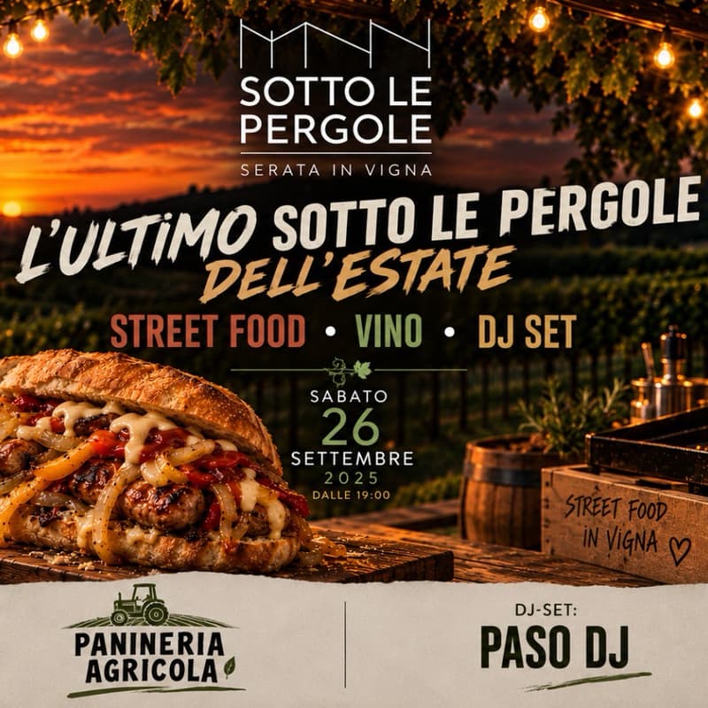 Cover Image for Sotto Le Pergole - Serata In Vigna