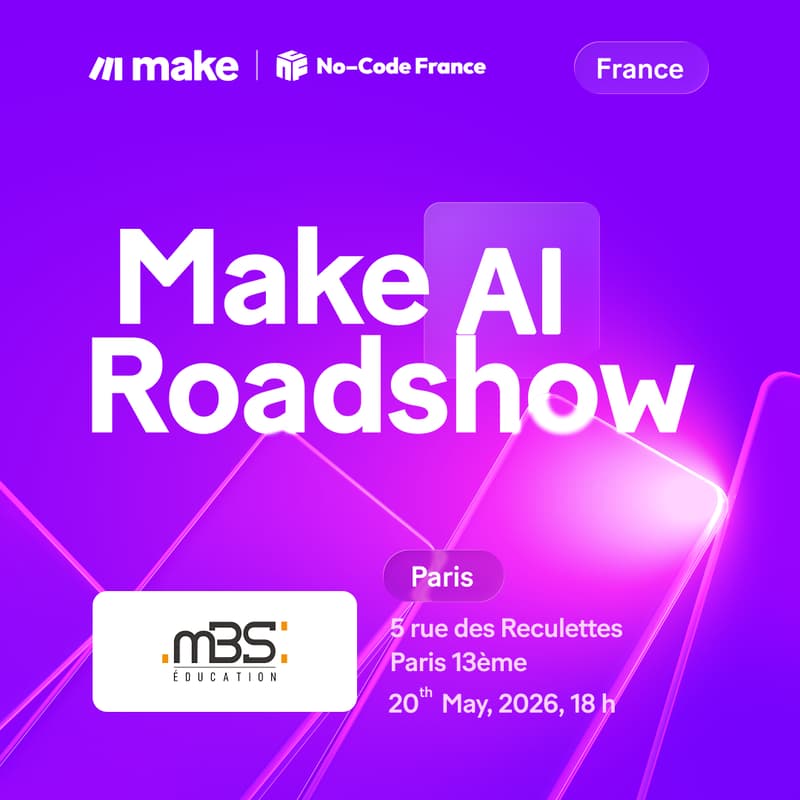 Cover Image for Paris [Make AI Roadshow x No-Code France]