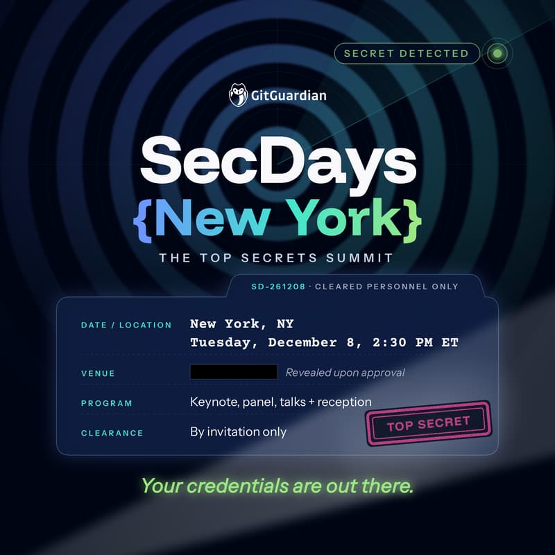 Cover Image for GitGuardian SecDays NYC: The Top Secrets Summit