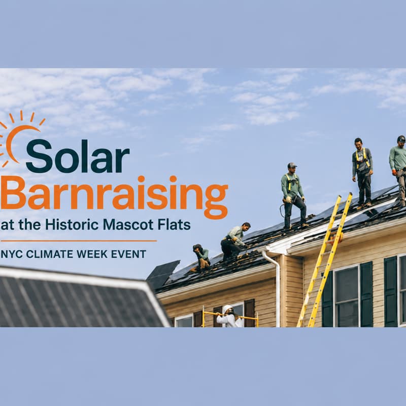 Cover Image for Solar Barnraising at Historic Mascot Flats