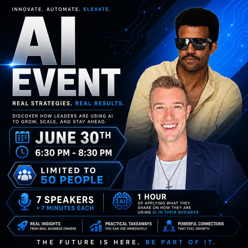 Cover Image for AI Event for Owners & Founders (Exchange Ideas and See whats Working)