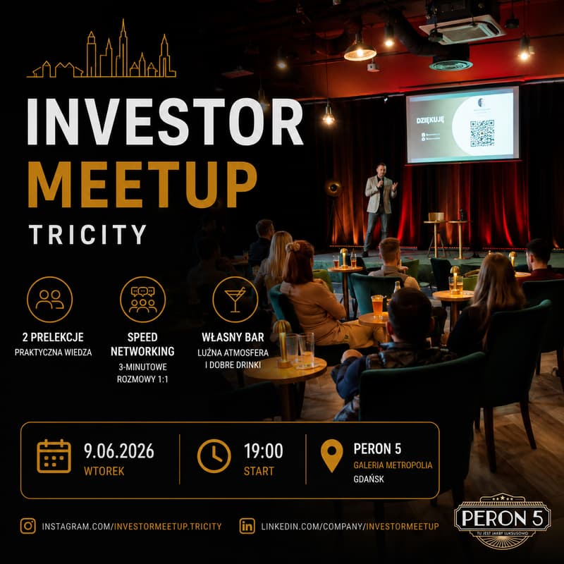 Cover Image for Investor Meetup | Wiedza o inwestowaniu i networking