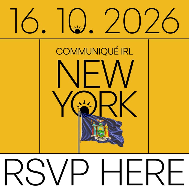 Cover Image for Communiqué IRL New York